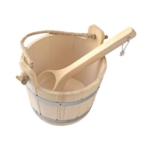Wooden sauna barrel - wooden,