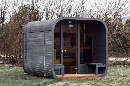Outdoor sauna garden - outdoor, sauna,