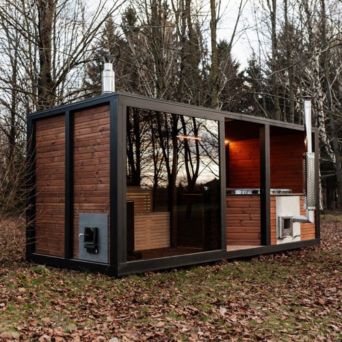 Sauna hot tub - sauna, outdoor