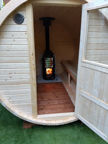 Barrel sauna spruce - sauna, thermo
