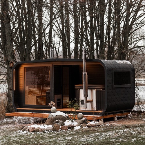 Sauna hot tub - sauna, outdoor