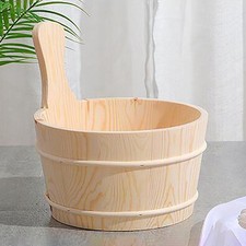 Sauna Bucket Barrel Set Wooden
