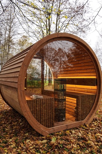 Barrel sauna outdoor - sauna,,