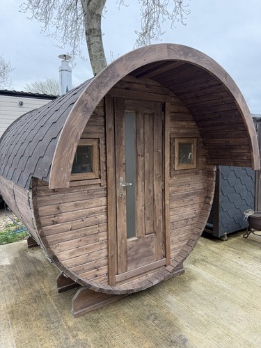 Barrel sauna canopy - 2.5m, +