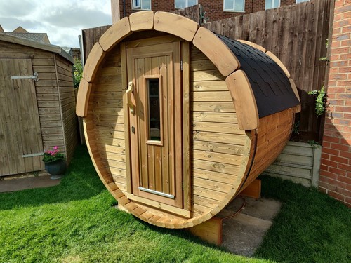 Long barrel sauna ø - 1,7m,